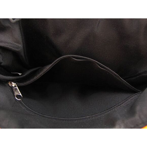 Zeckos - Forest Camouflage Cross Body Bag with Flower - Orange - Size Small - Picture 4 of 4